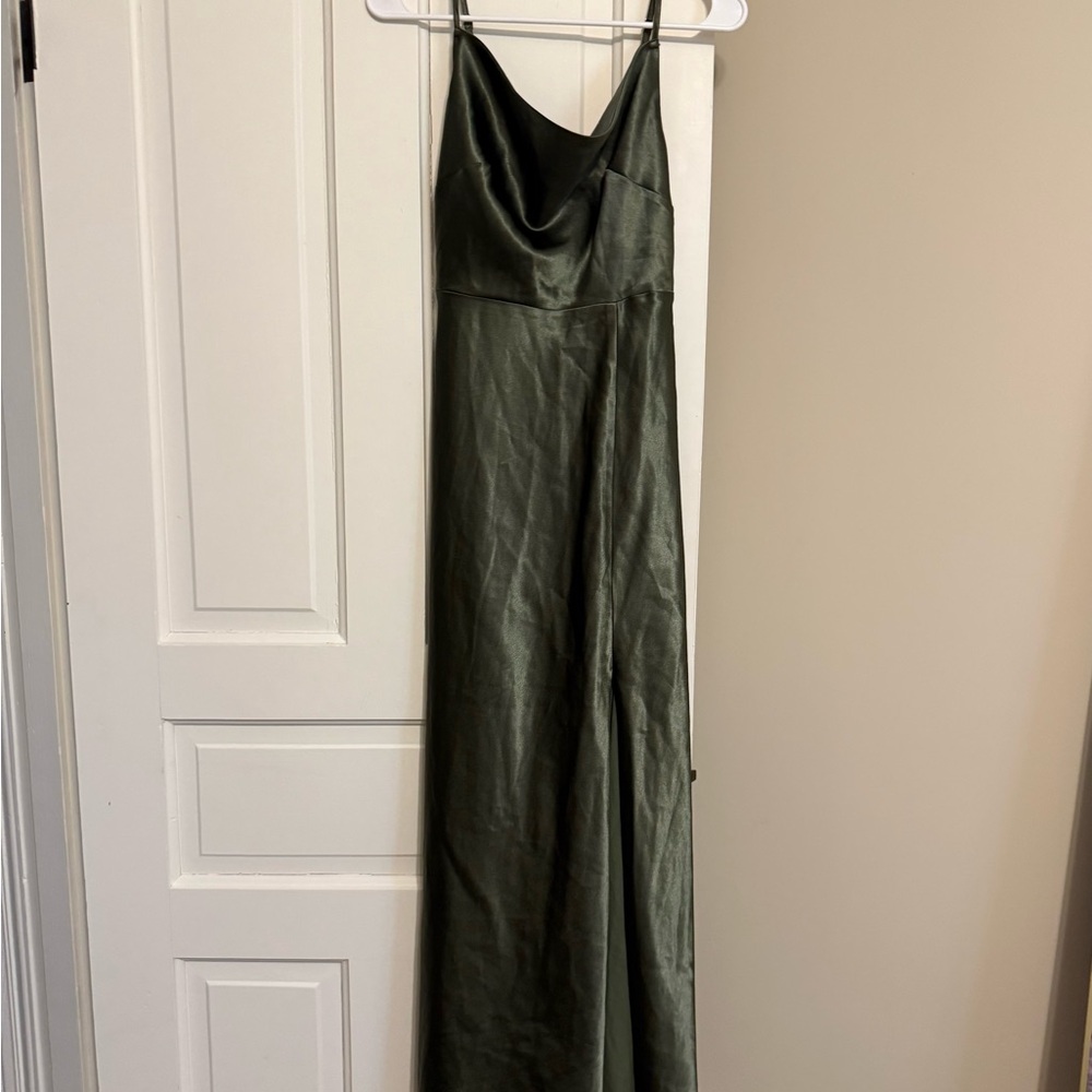 Birdy Grey Olive Satin Dress